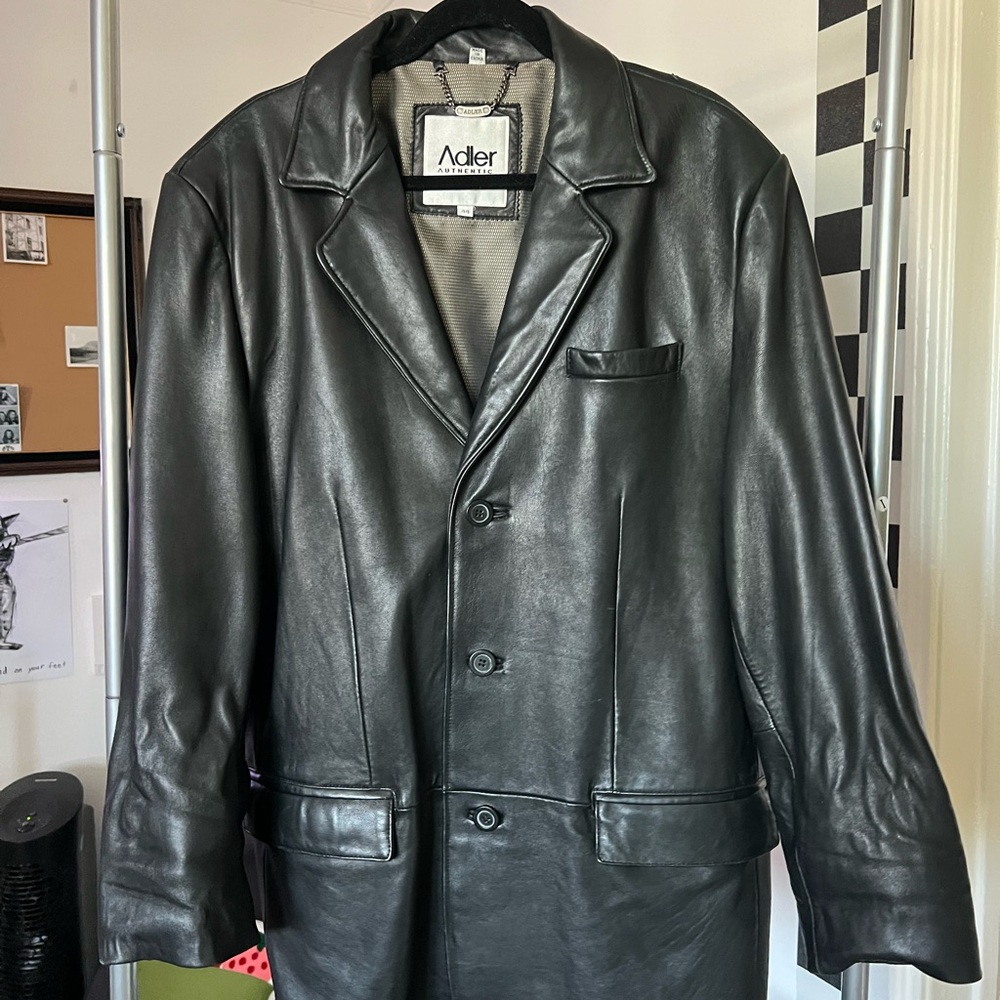 Men's Black Leather Jacket